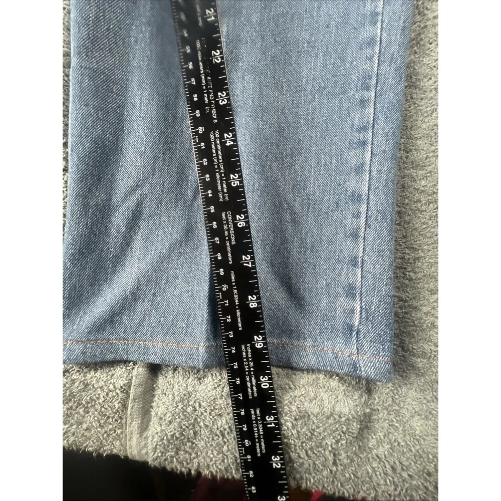 Levis Jeans Mens 40x30 Blue 550‎ Relaxed Straight Fit Denim 100% Cotton